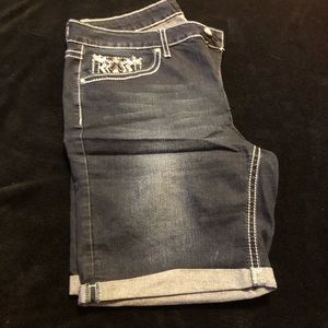 Ana Bermuda jean shorts like new